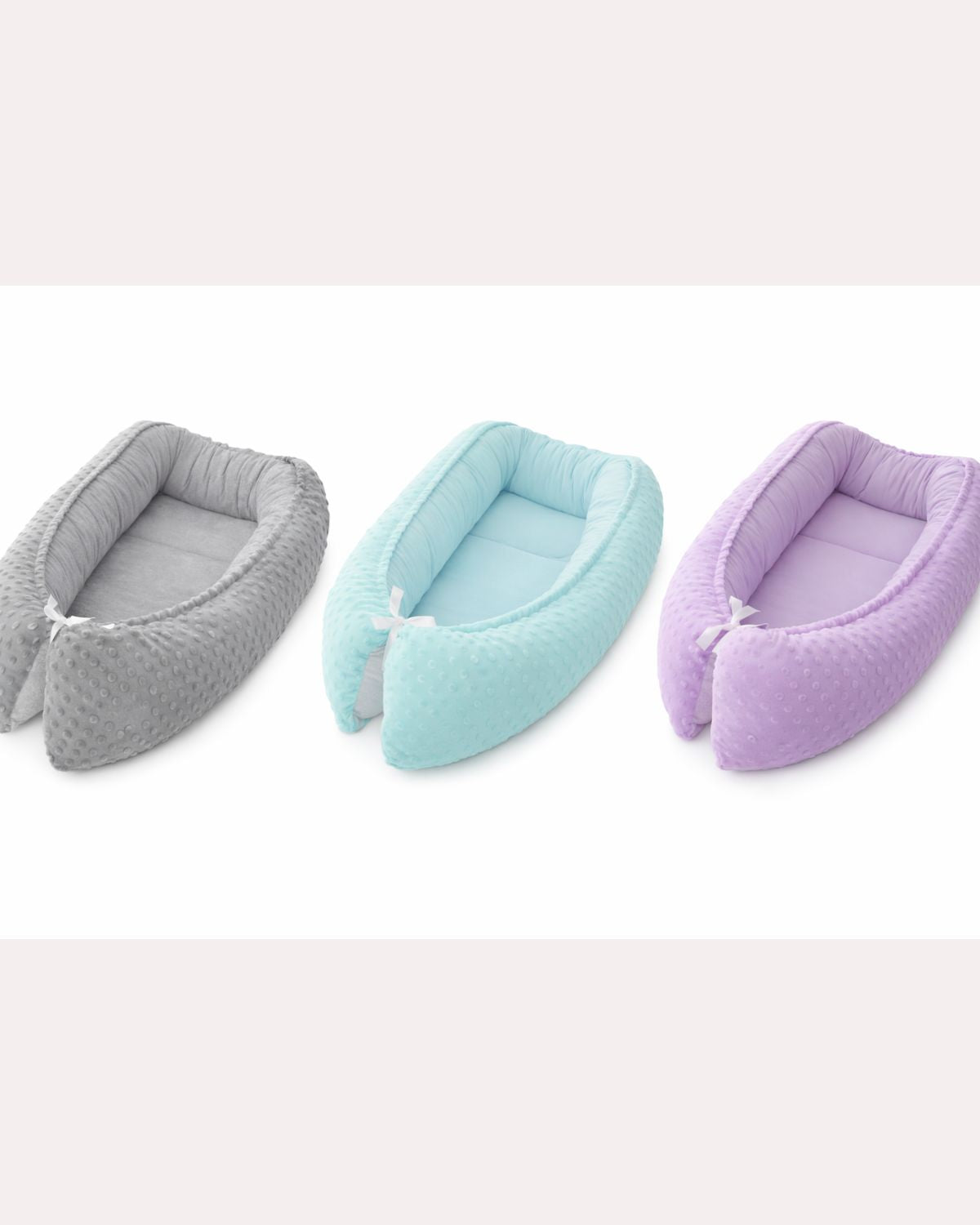 Baby Nest NOOKA - reversibil plush minky & bumbac