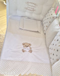 Set lenjerie CONFORT laterale matlasate (3L)-NOOKA Teddy Love Beige