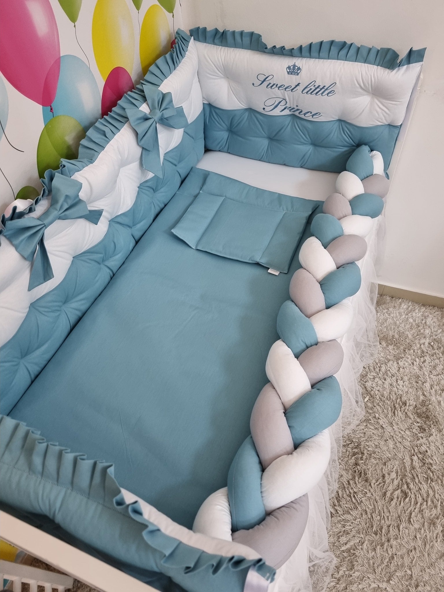 Set lenjerie CONFORT laterale combinate - matlasat & impletit (3L+1)