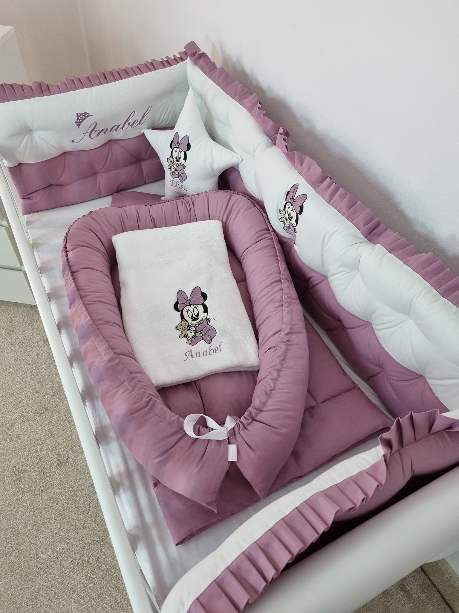 Baby Nest NOOKA - reversibil din bumbac