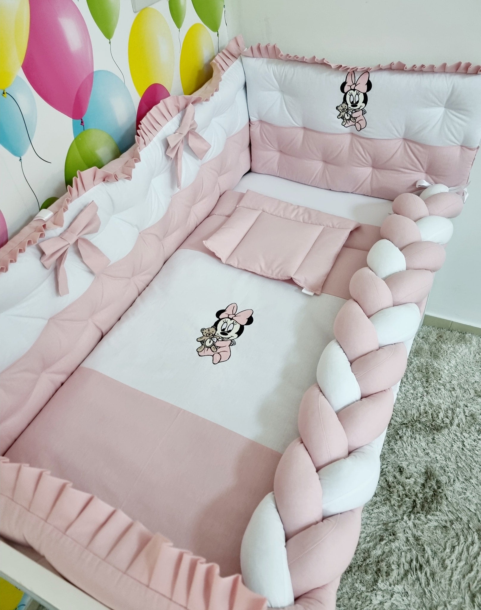 Set lenjerie CONFORT laterale combinate - matlasat & impletit (3L+1)