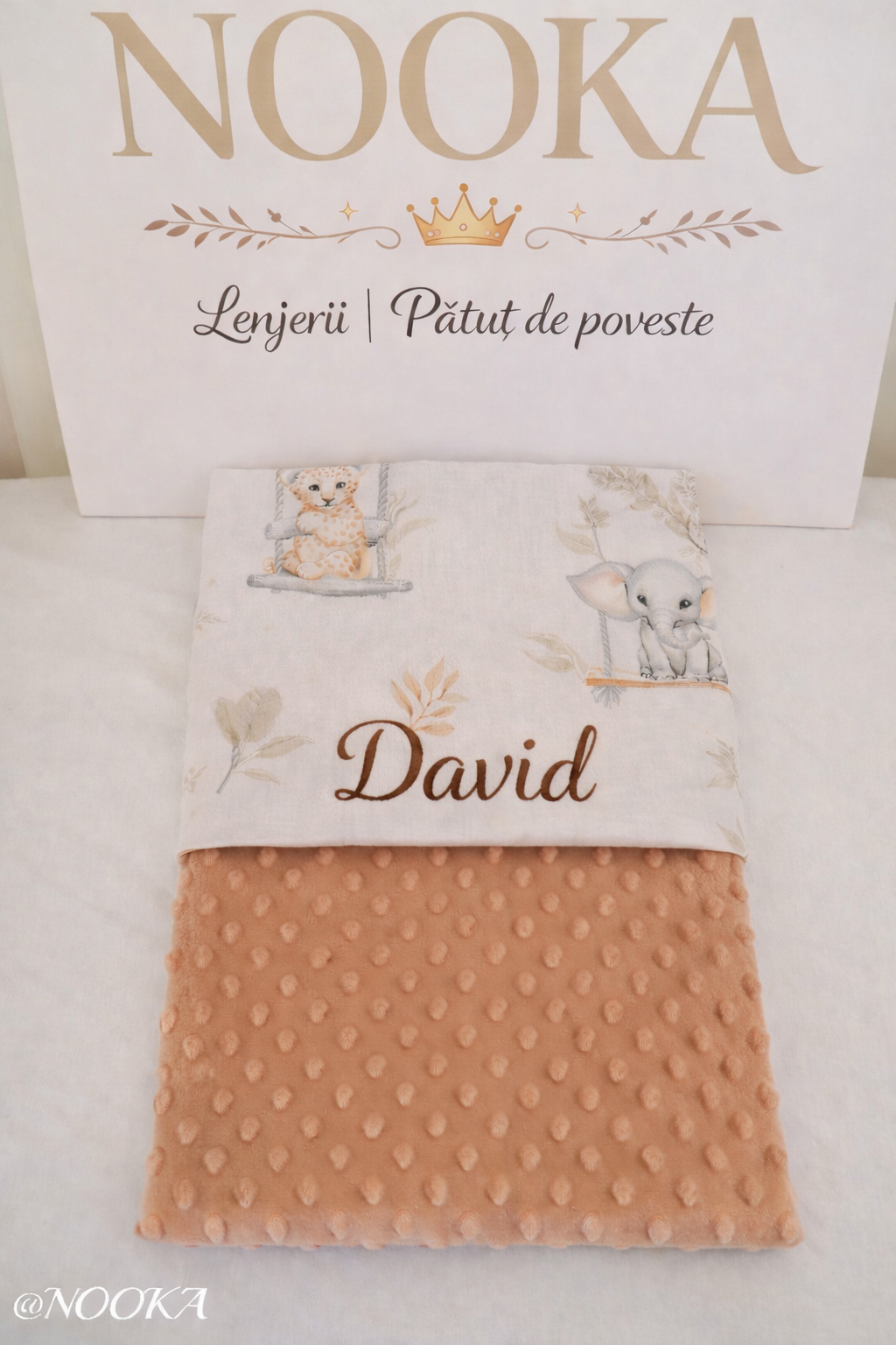 Păturică NOOKA Premium cu strat dublu