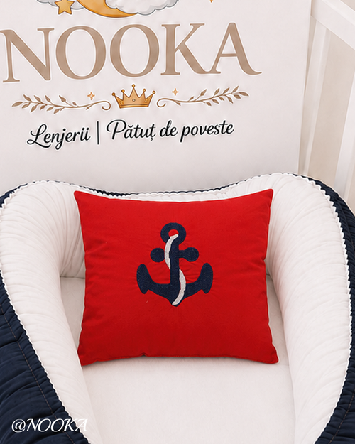 Baby Nest NOOKA - reversibil din bumbac