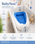 Baby Nest NOOKA - reversibil plush minky & bumbac