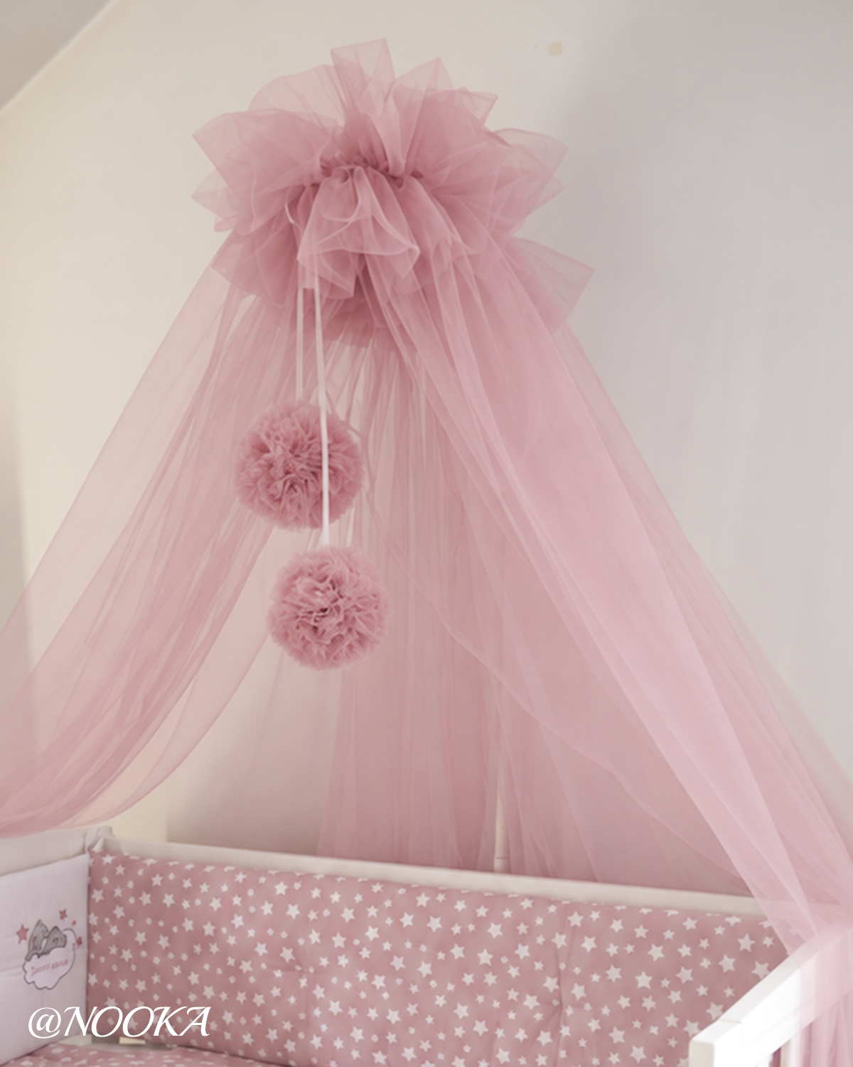 Set lenjerie  cu aparatori clasice  NOOKA  – Sweet Dreams Rose