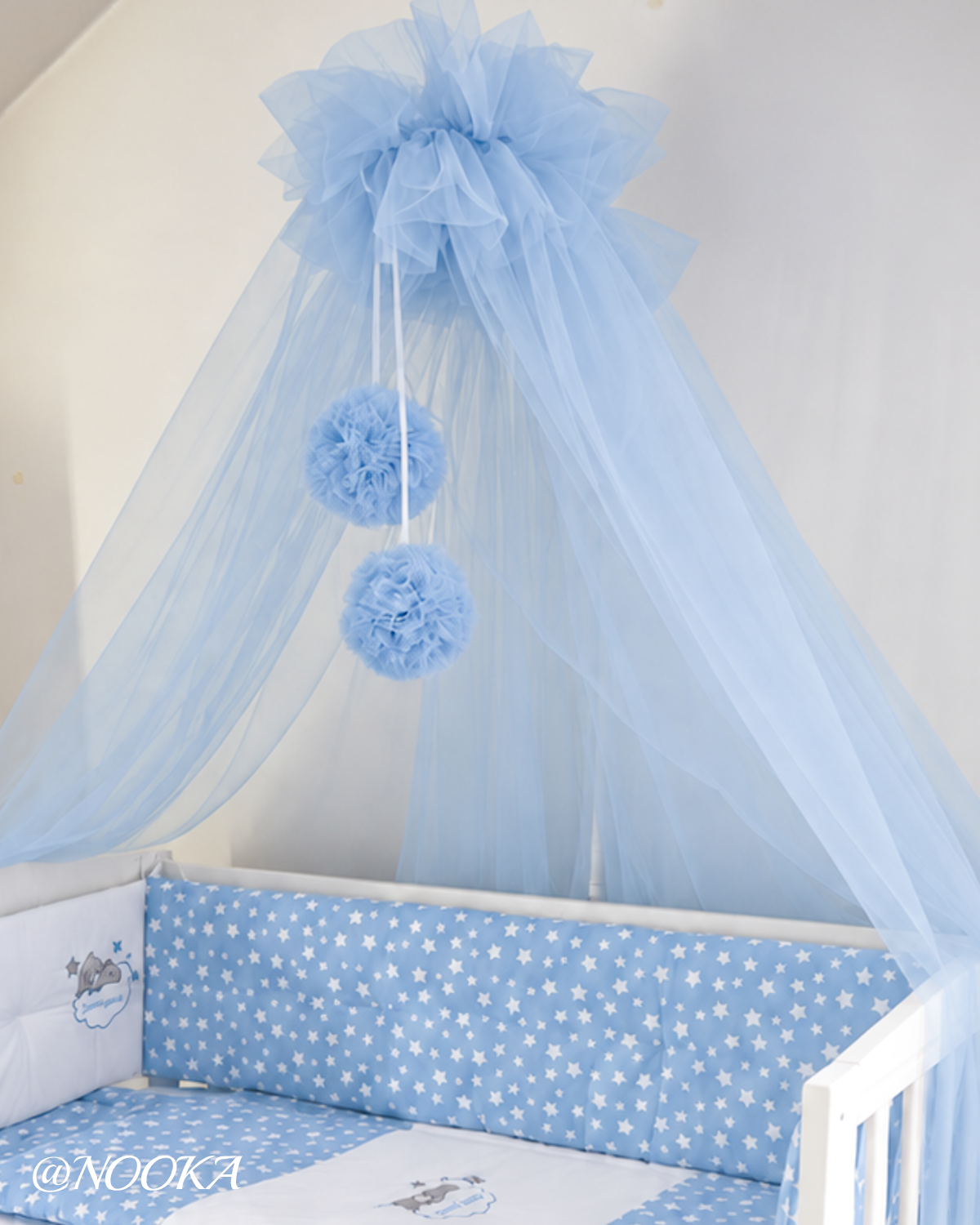 Set lenjerie  cu aparatori clasice  NOOKA  – Sweet little stars