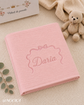 Păturică NOOKA Muselina  –personalizată cu nume