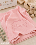Păturică NOOKA Muselina  –personalizată cu nume