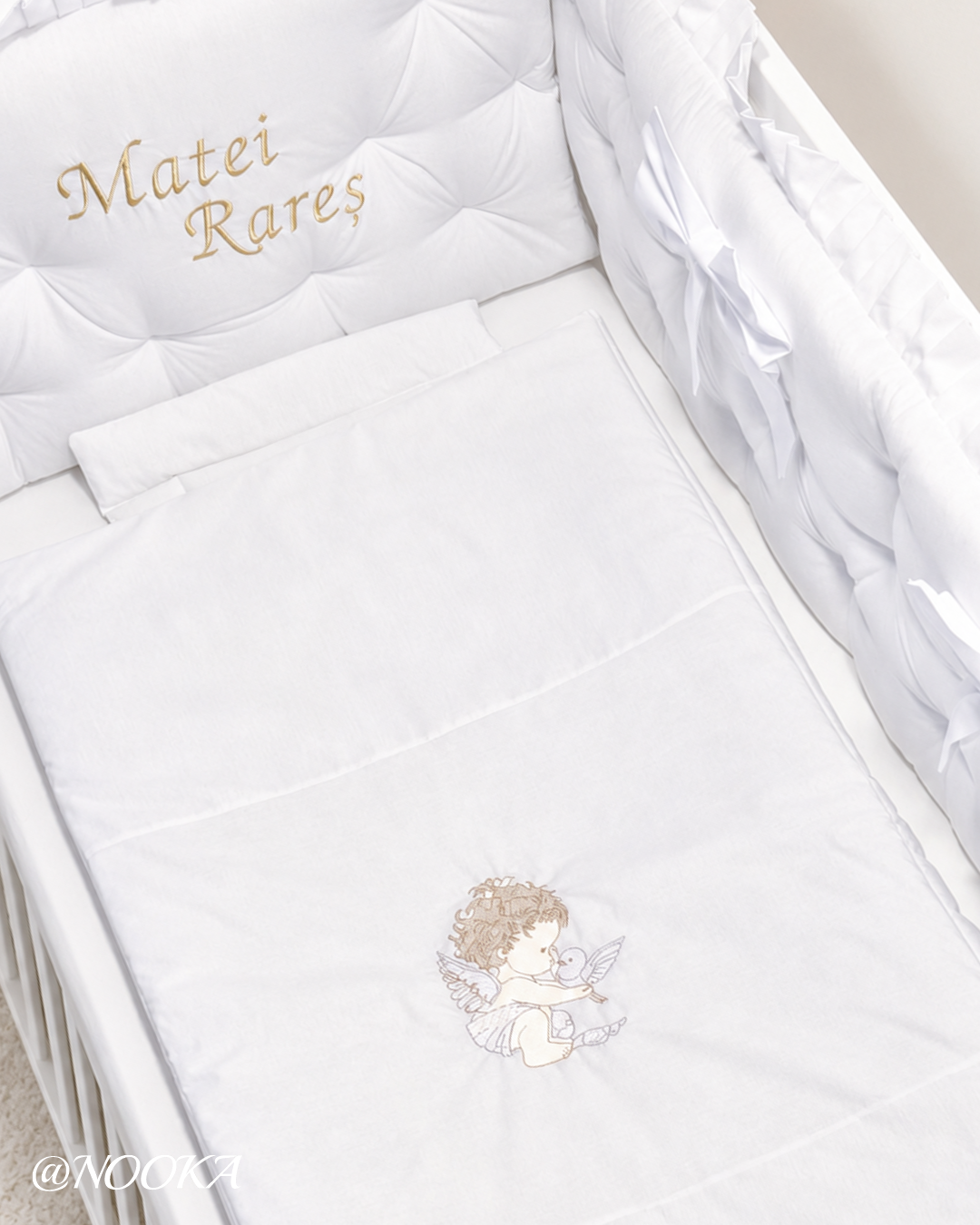 Set lenjerie CONFORT laterale matlasate -NOOKA Vis de Ingeras
