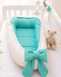 Baby Nest NOOKA - reversibil plush minky & bumbac