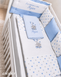 Set lenjerie CONFORT laterale matlasate -NOOKA Vise și Baloane