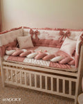 Set lenjerie PREMIUM laterale combinate NOOKA Sweet Twins Rose