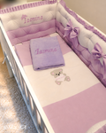 Set lenjerie CONFORT laterale matlasate -NOOKA Ursulețul Visător