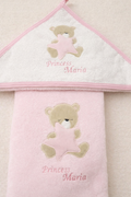 Set cadou, ursuleț cu stea  – Păturică și prosop cu glugă