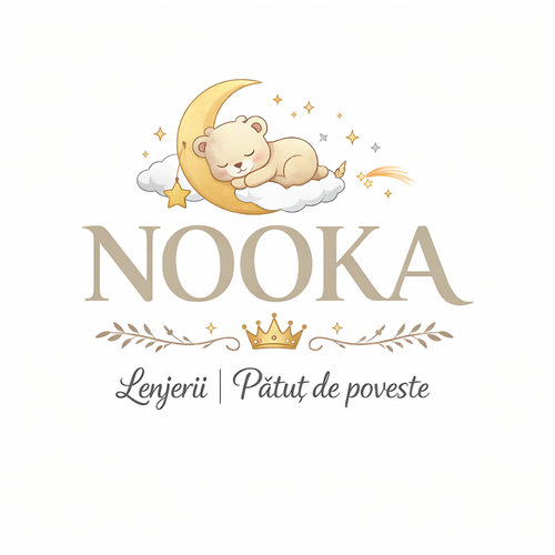 Baby Nest NOOKA - reversibil din bumbac