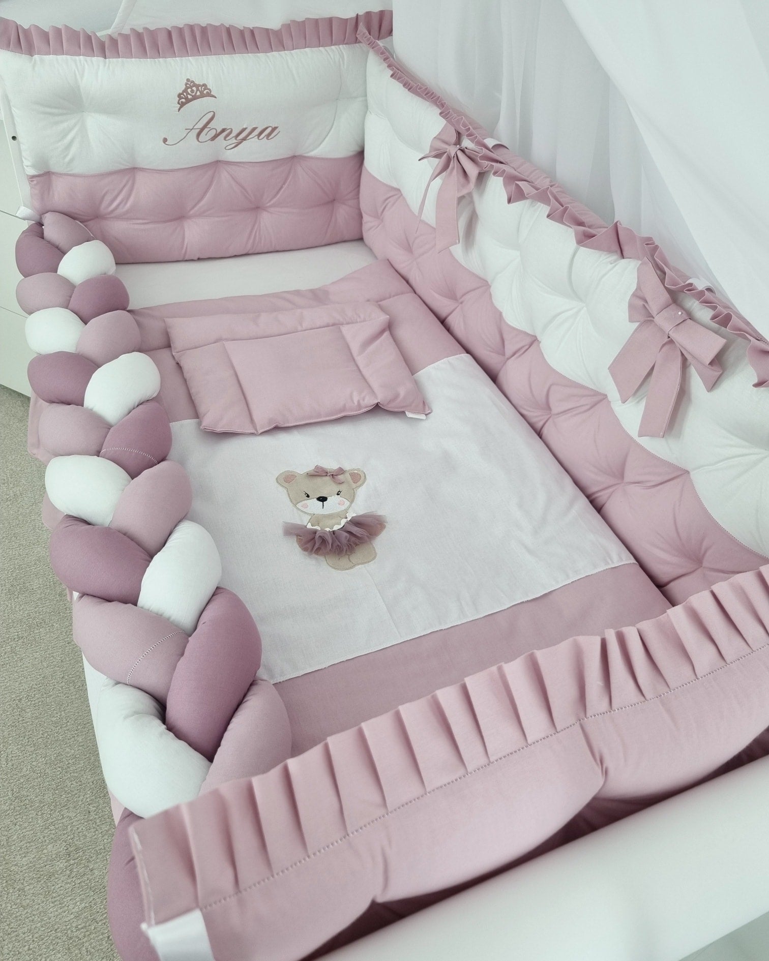 Set lenjerie CONFORT laterale combinate - matlasat & impletit (3L+1)