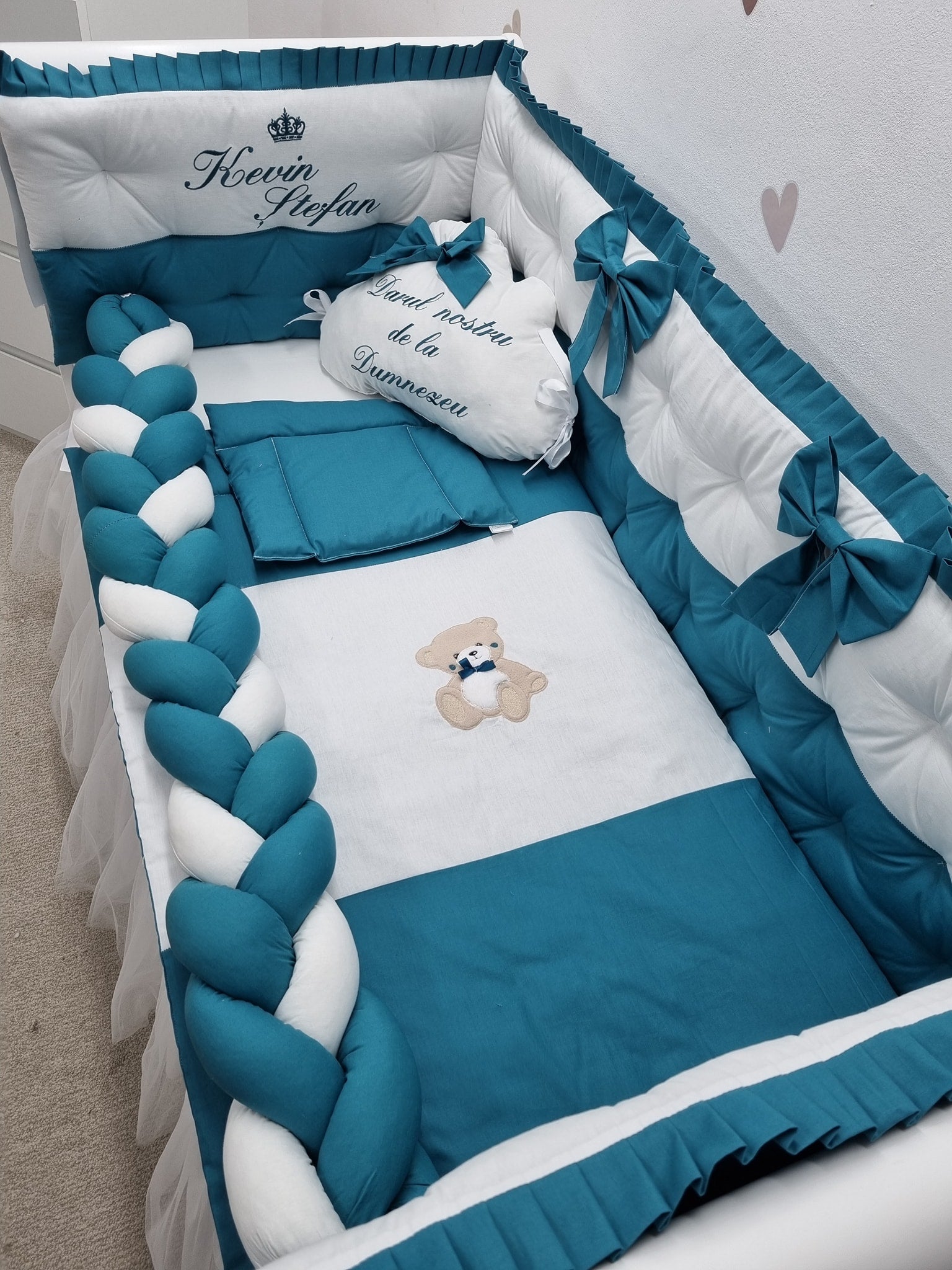 Set lenjerie CONFORT laterale combinate - matlasate & impletit (3L+1)