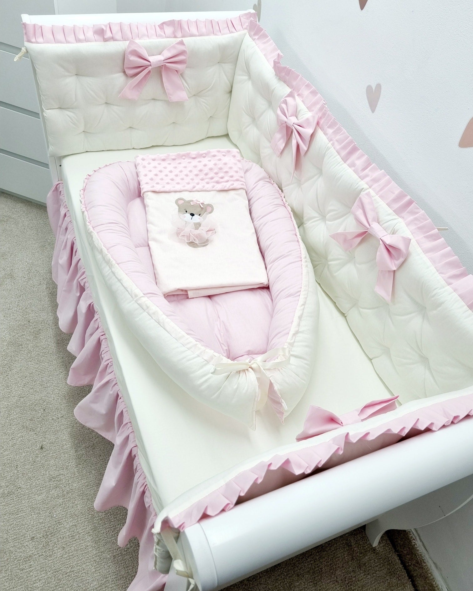 Baby Nest NOOKA - reversibil din bumbac