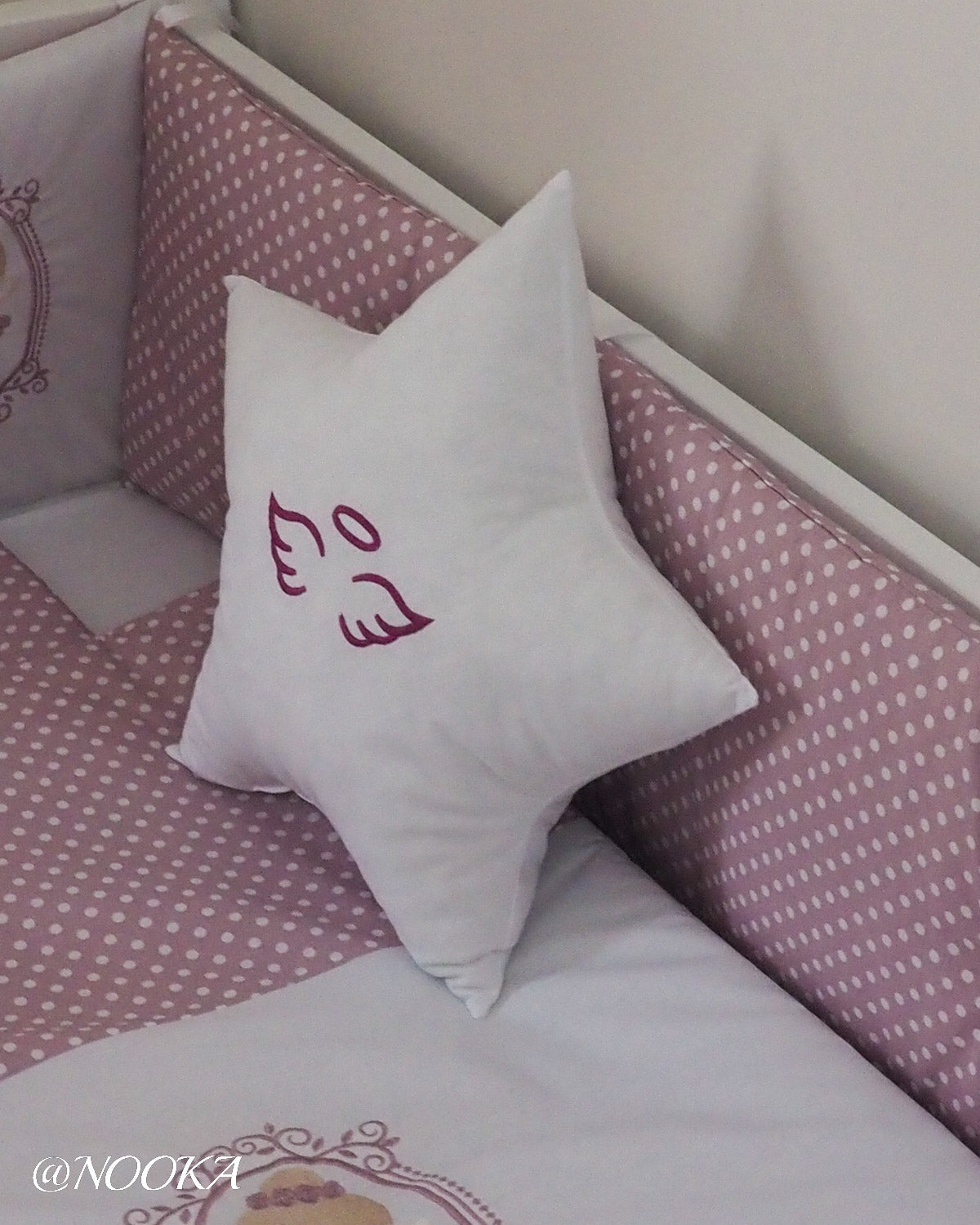 Set lenjerie PREMIUM cu laterale combinate - Little Ballerina Mov pudrat