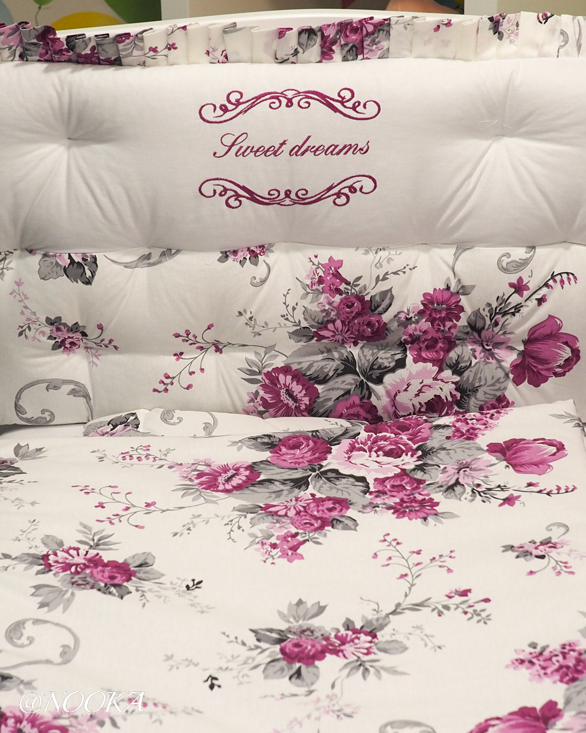 Set lenjerie CONFORT laterale matlasate - NOOKA Garden of Sweet Dreams