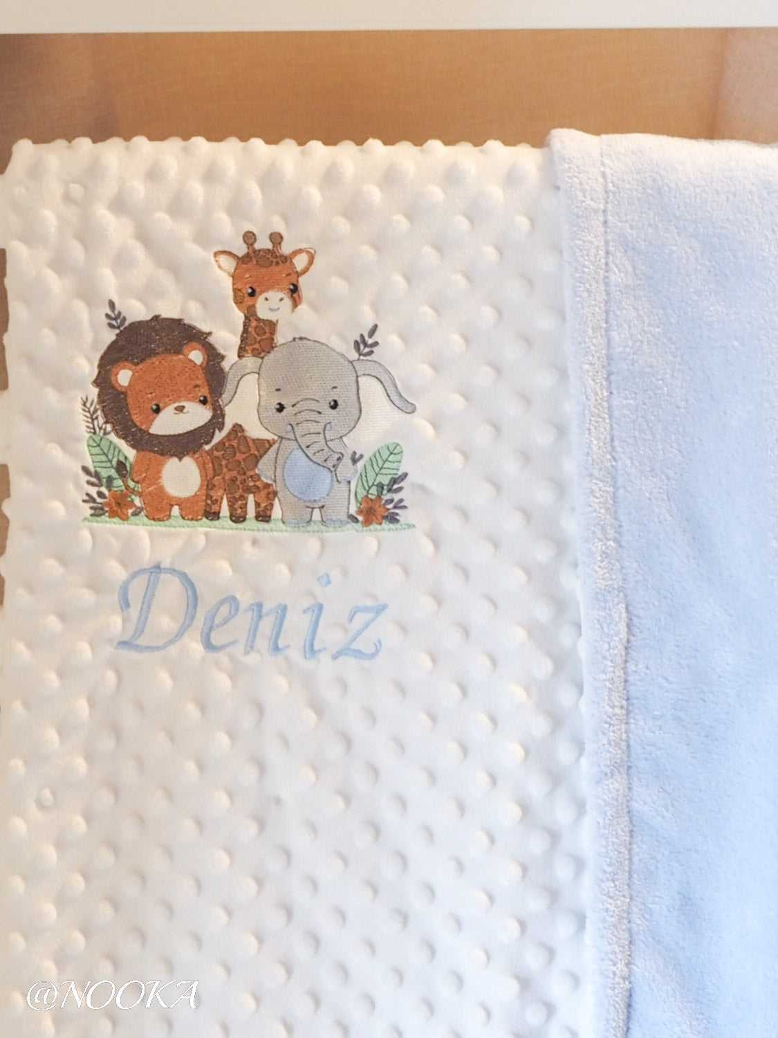 Păturică Personalizată NOOKA – Safari