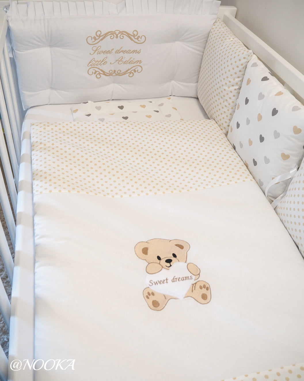 Set lenjerie CONFORT laterale matlasate -NOOKA Teddy Love