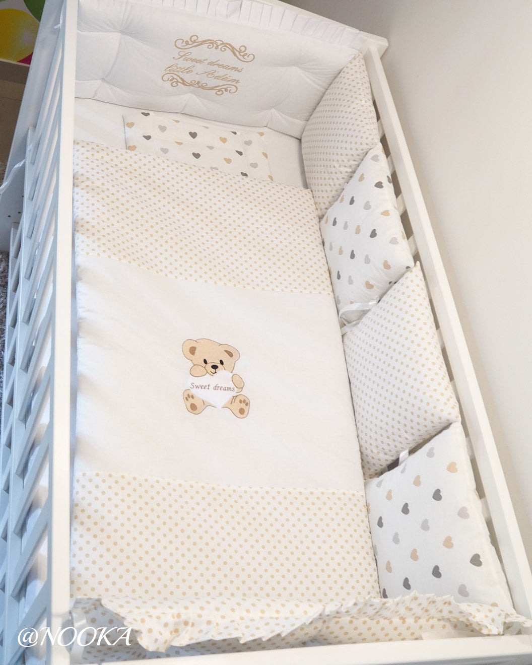Set lenjerie CONFORT laterale matlasate -NOOKA Teddy Love