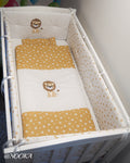 Set lenjerie ESENTIAL cu aparatori clasice NOOKA Little Lion