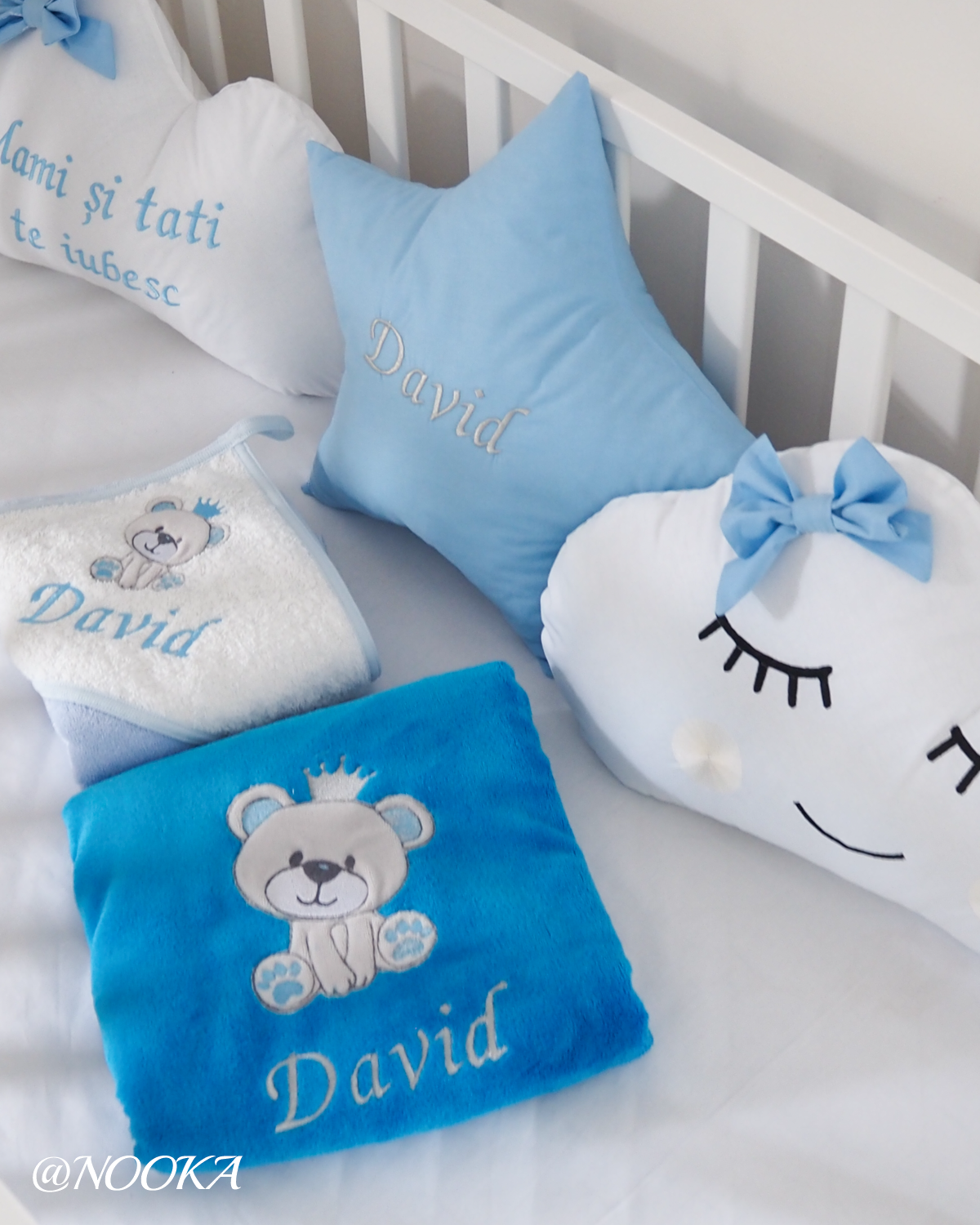Set cadou – Păturică și prosop cu glugă